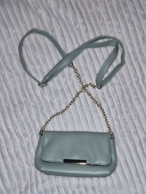 Ardene Mint Green Crossbody Bag with Chain Strap